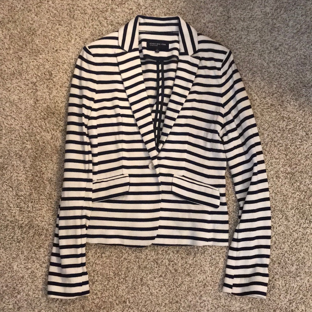 Jones New York cotton blazer